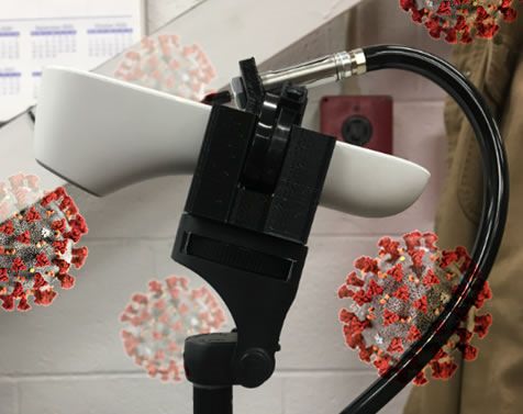 El aire comprimido Ultrajet de Chemtronics es utilizado en un sistema de detección de COVID-19 - Banner