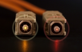 Picture of Halo Effect on Fiber Optic End Faces: Cause and Prevention
