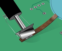 HOW-TO: Remove Excess Solder from SMT Land or BGA with Wick & Blade Tip